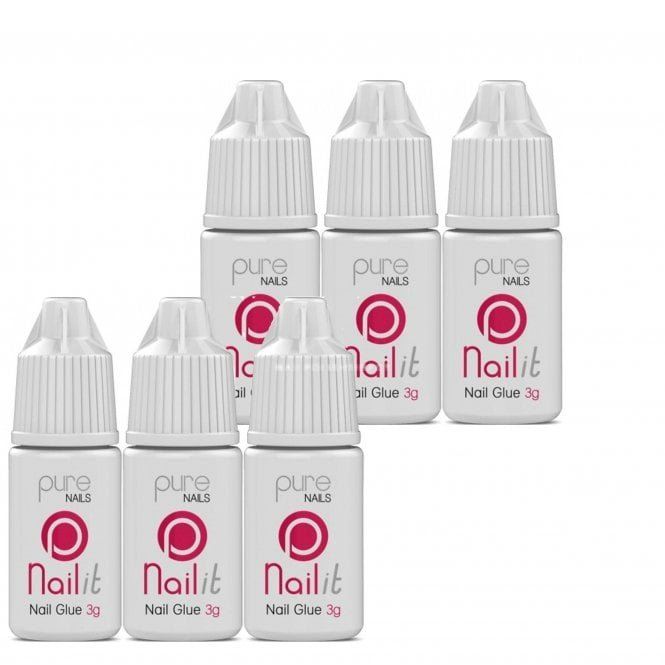 Instant Nail Glue 3grm Pk 6 1