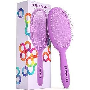 Framar Purple Reign Detangle Brush 1