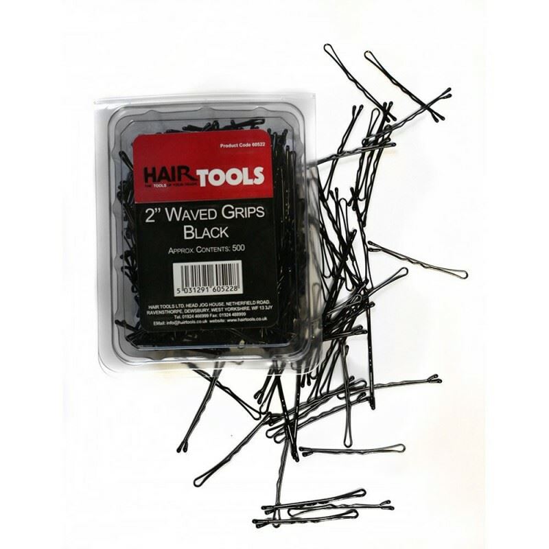 Hair Tools 2.5" Waved Grips Black x 500 1