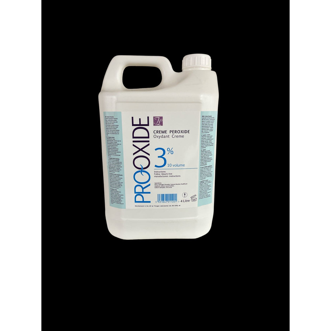 Pro-Oxide 3% Cream Developer 4L 1