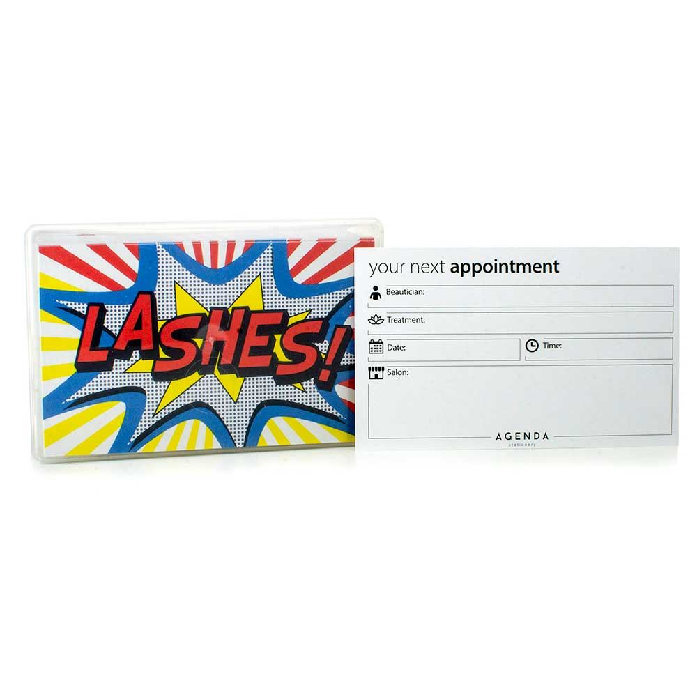 Appointment Cards - Pop Art - Lashes (100pcs) 1