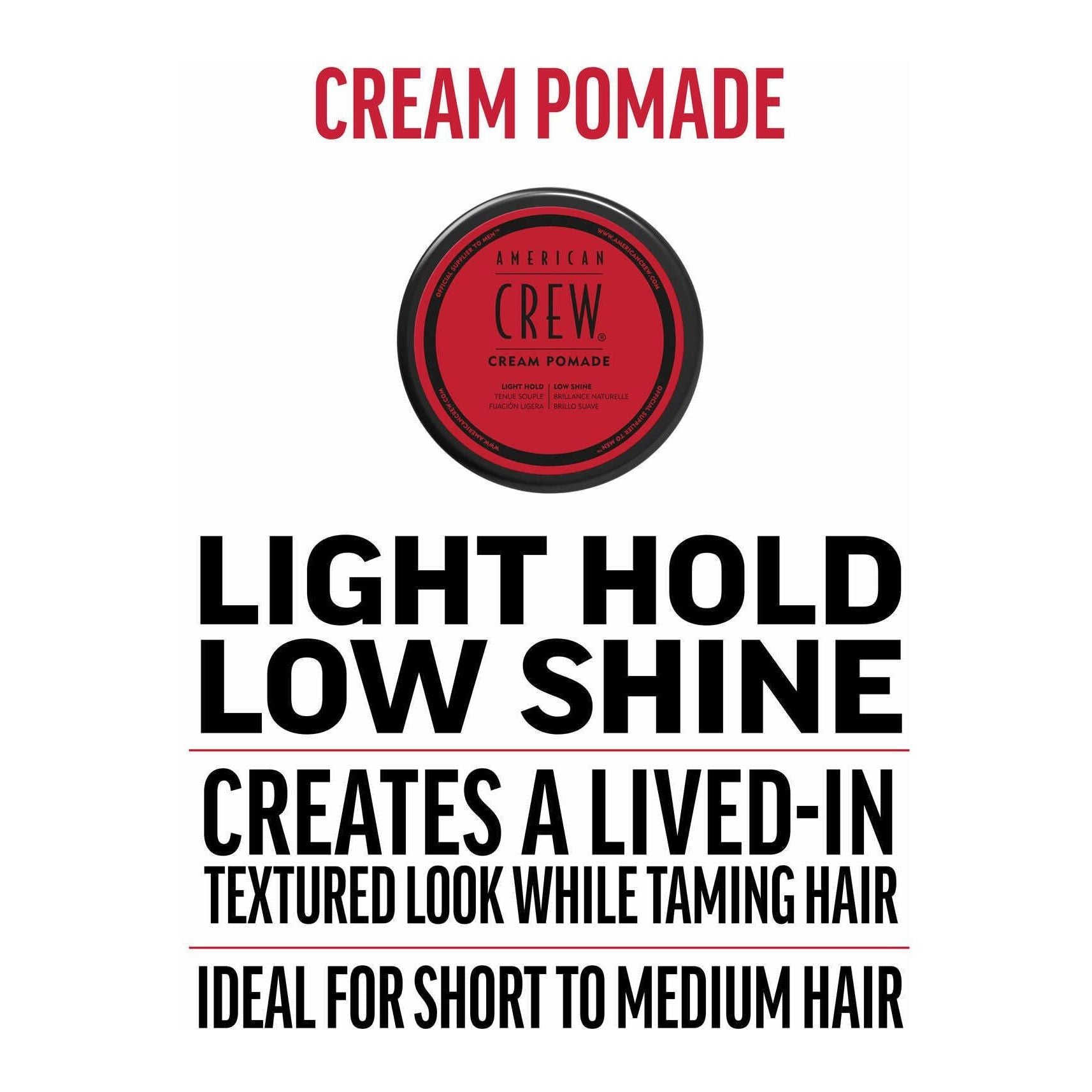 American Crew Cream Pomade 85g 3