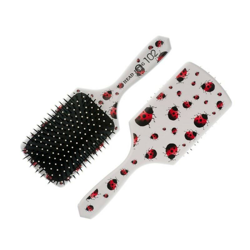 Hairtools Head Jog 102 Paddle Brush Ladybird 1