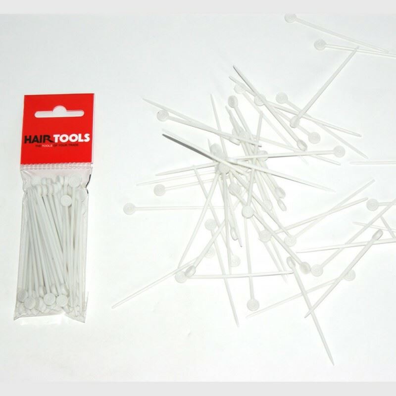 Hairtools Deluxe Plastic Roller Pins x 50 1